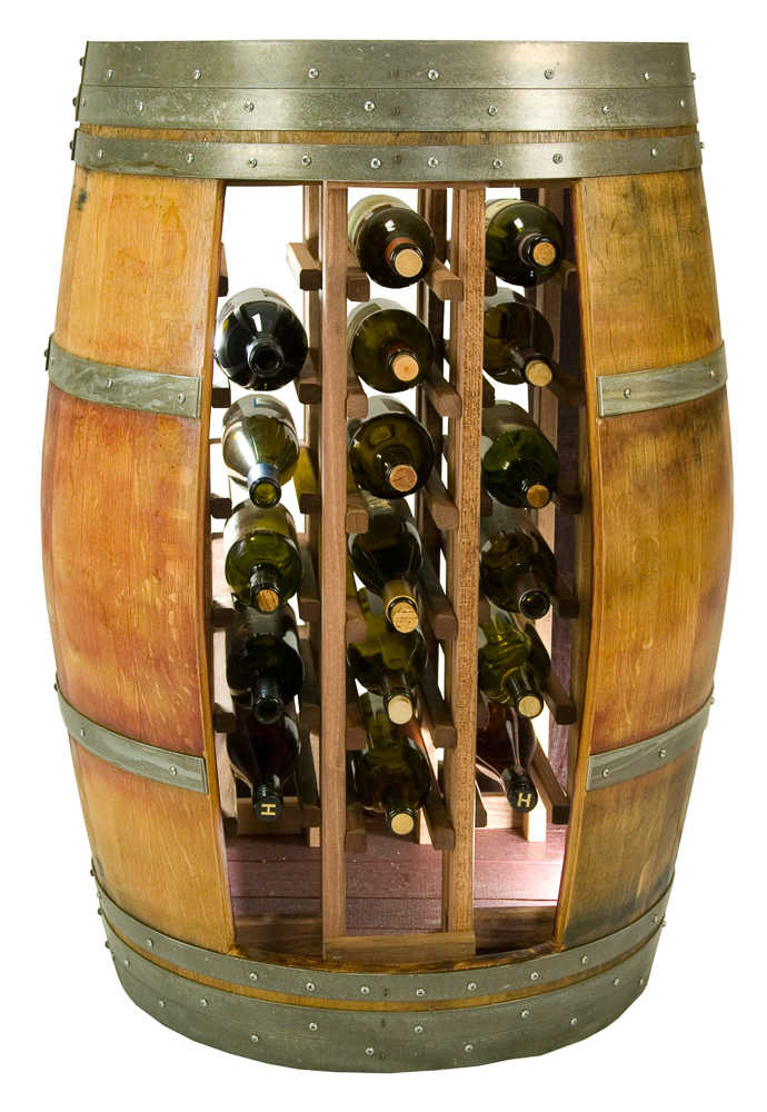 Wine best sale holder barrel