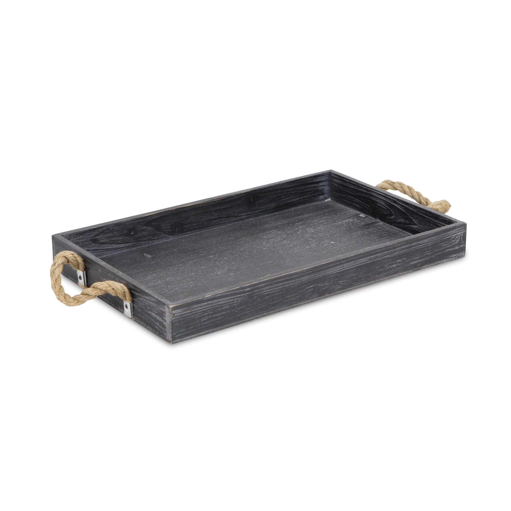 Black sides wooden serving 2024 tray | Pine wood tray