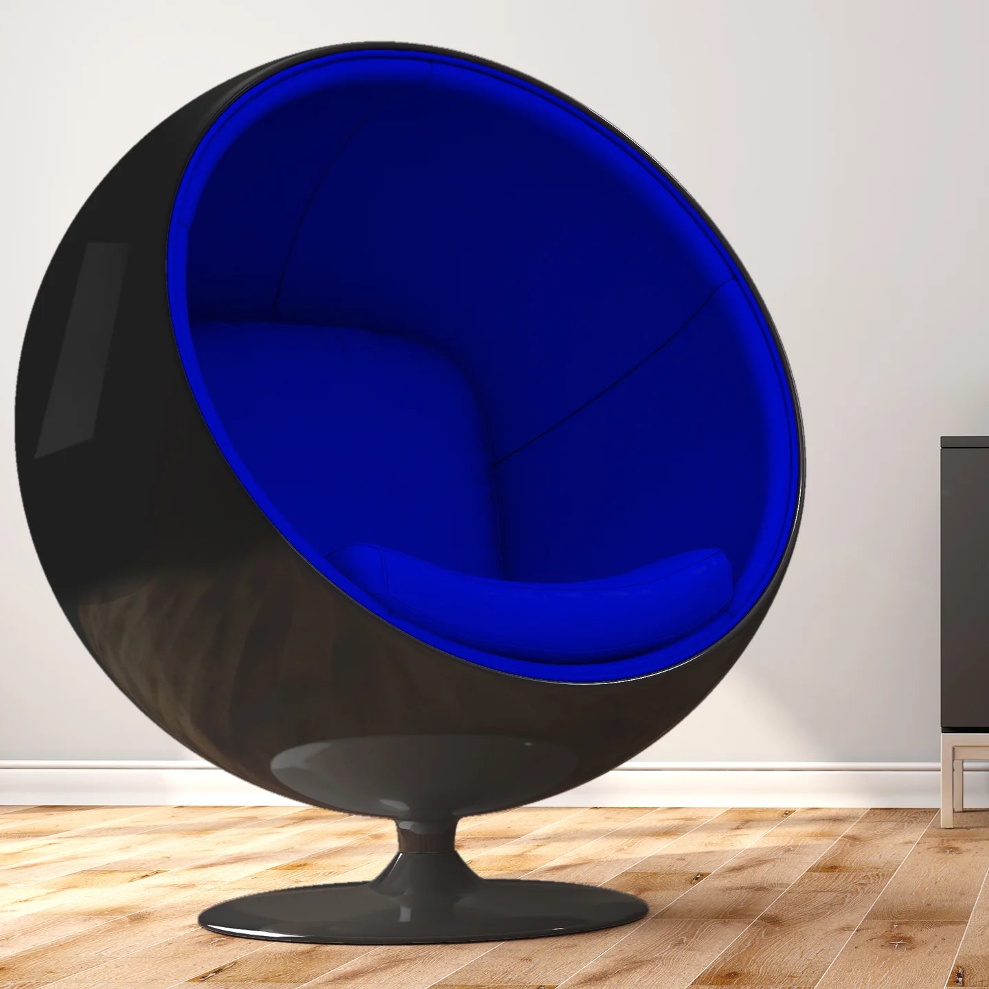 Wooden discount ball chair