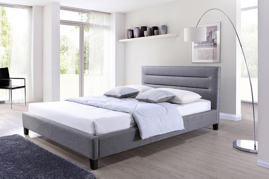 Baxton Studio Hillary Modern and Contemporary Queen Size Grey