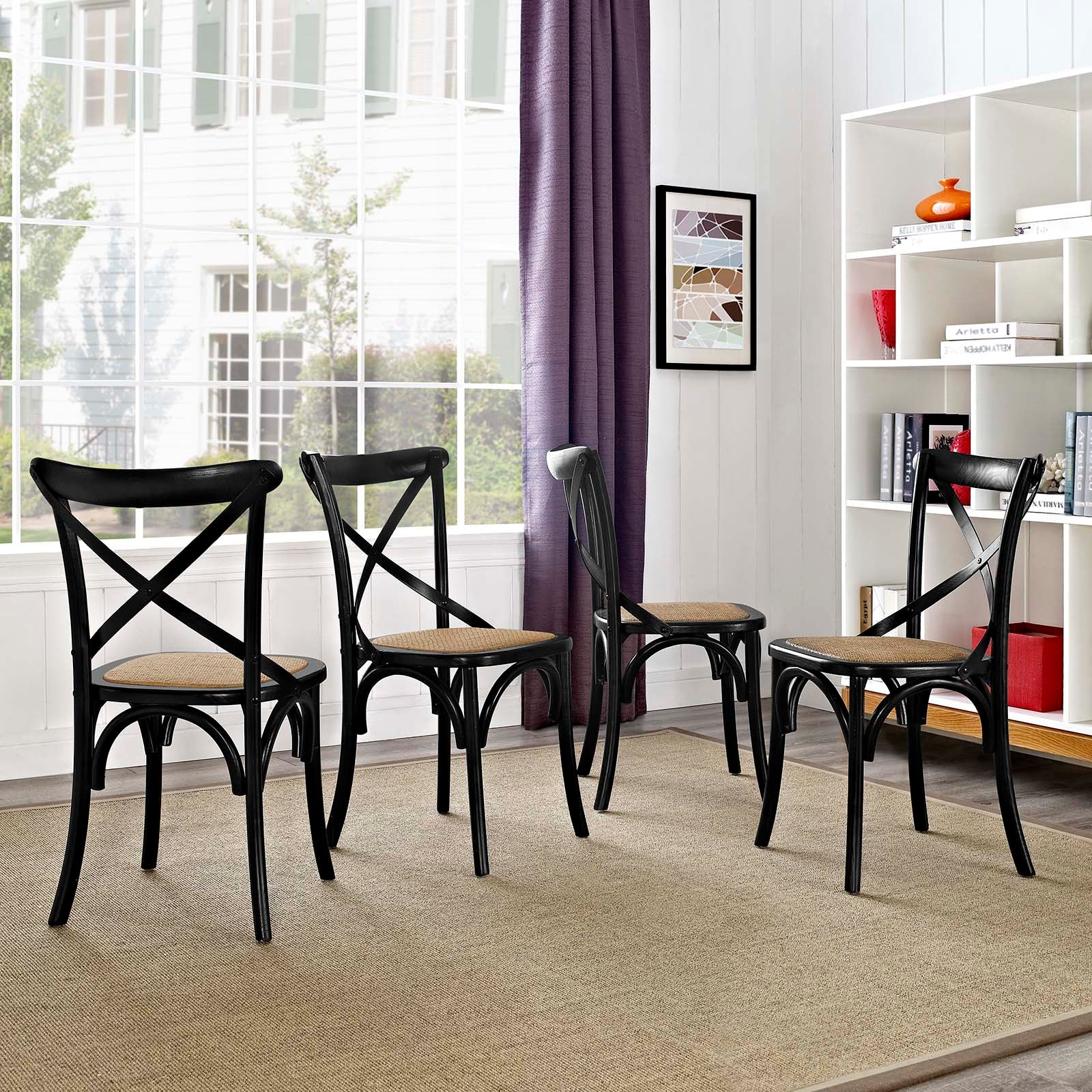 Modway Gear Dining Side Chair Set of 4 EEI 3482 Modish Store