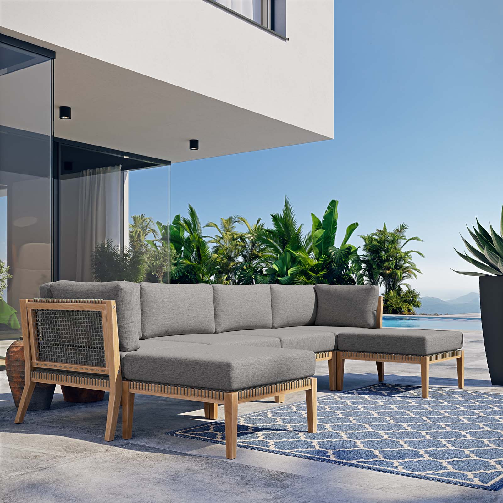 Modway shop sectional outdoor