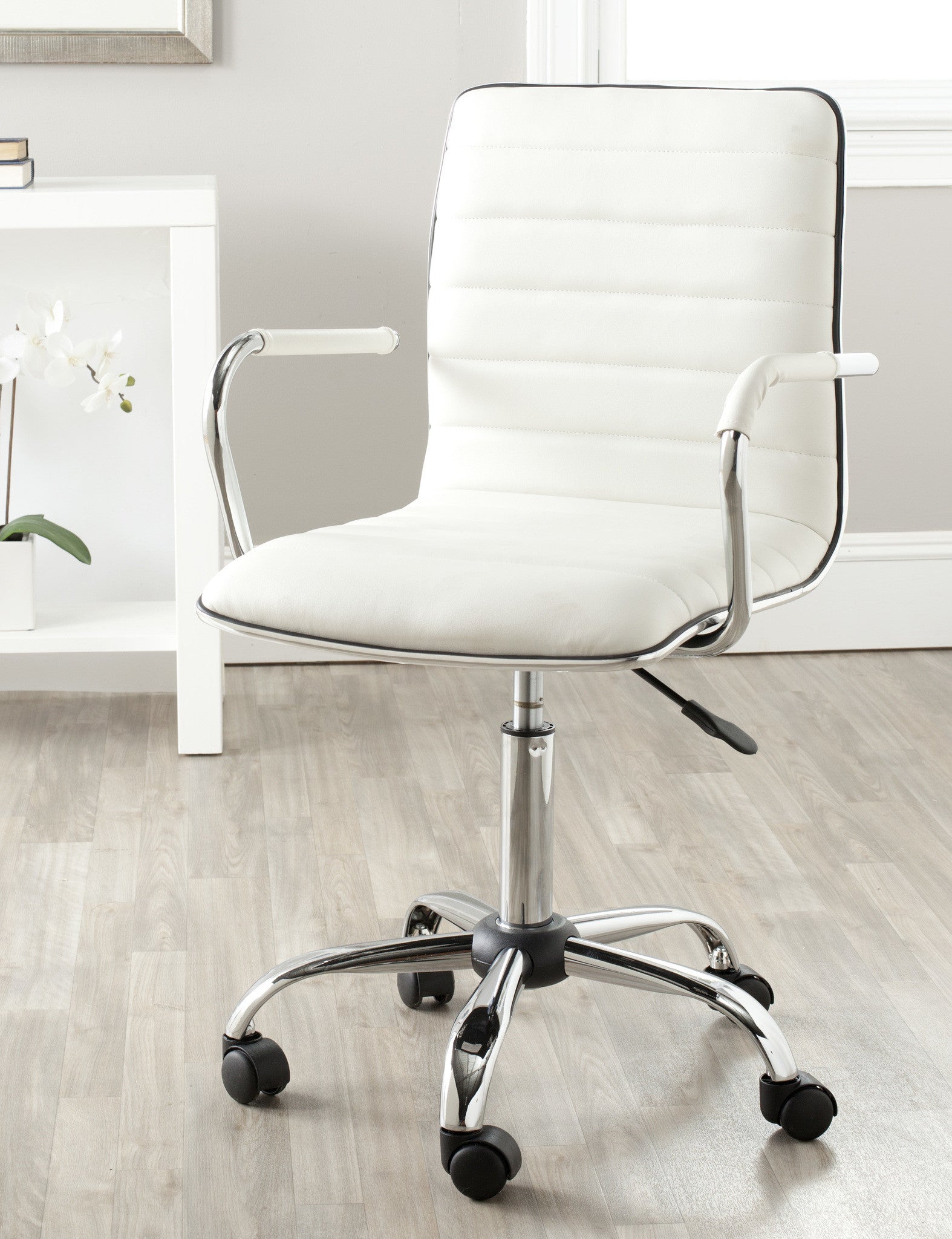 Safavieh Jonika Grey Swivel Desk Chair