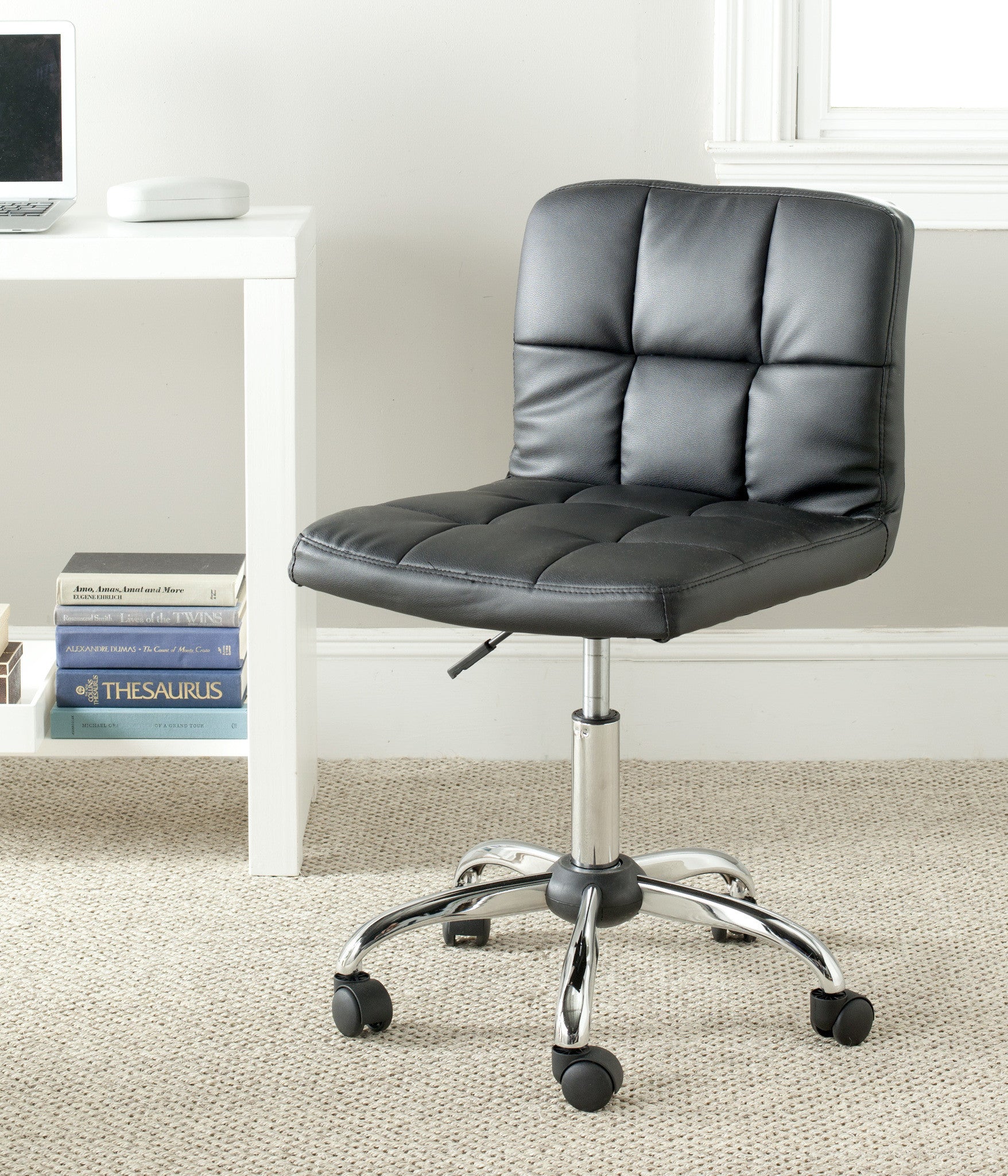 Safavieh Jonika Grey Swivel Desk Chair