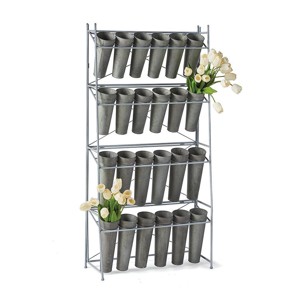 Napa Home and Garden 10 Bucket 2 Tier Floral Stand