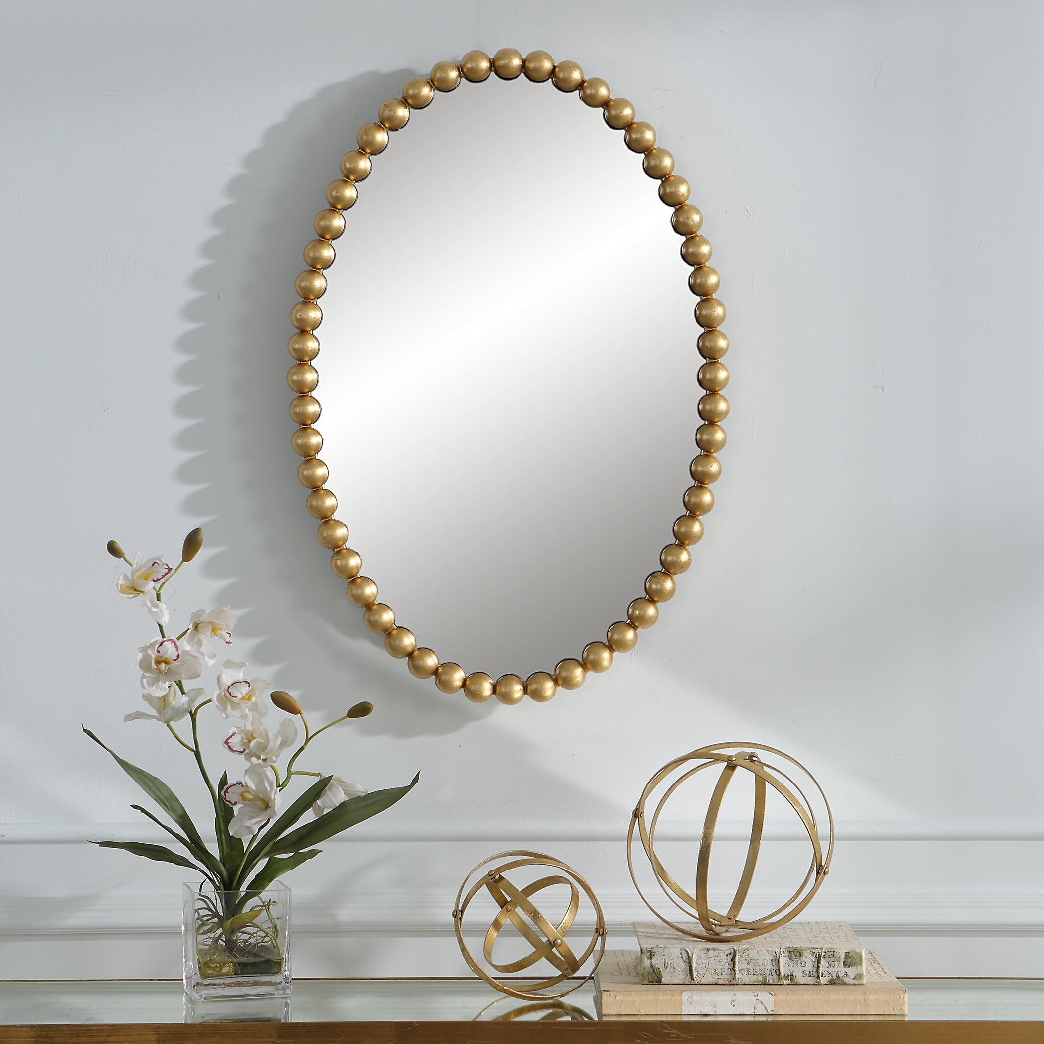 Uttermost Serna Gold Oval Mirror – Modish Store