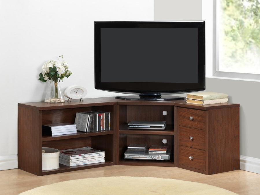 Baxton Studio Commodore TV Stand Brown Modish Store