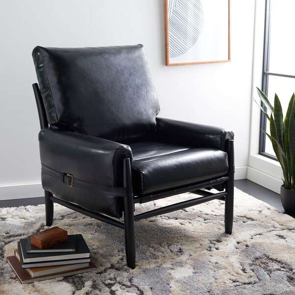 Safavieh bandelier discount arm chair black