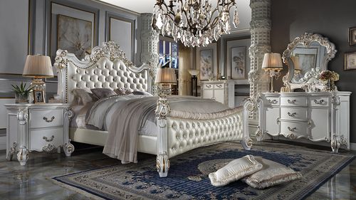 Acme Louis Philippe Black Eastern King Bed