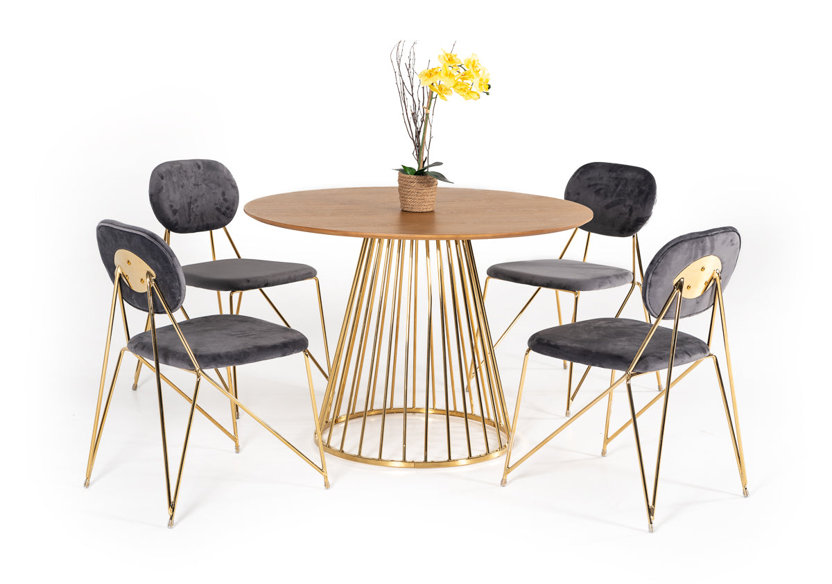 Modrest Houston - Round Modern Dining Table