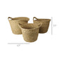 Gideon Grass Baskets - Set/6 By HomArt | Bins, Baskets & Buckets | Modishstore - 5