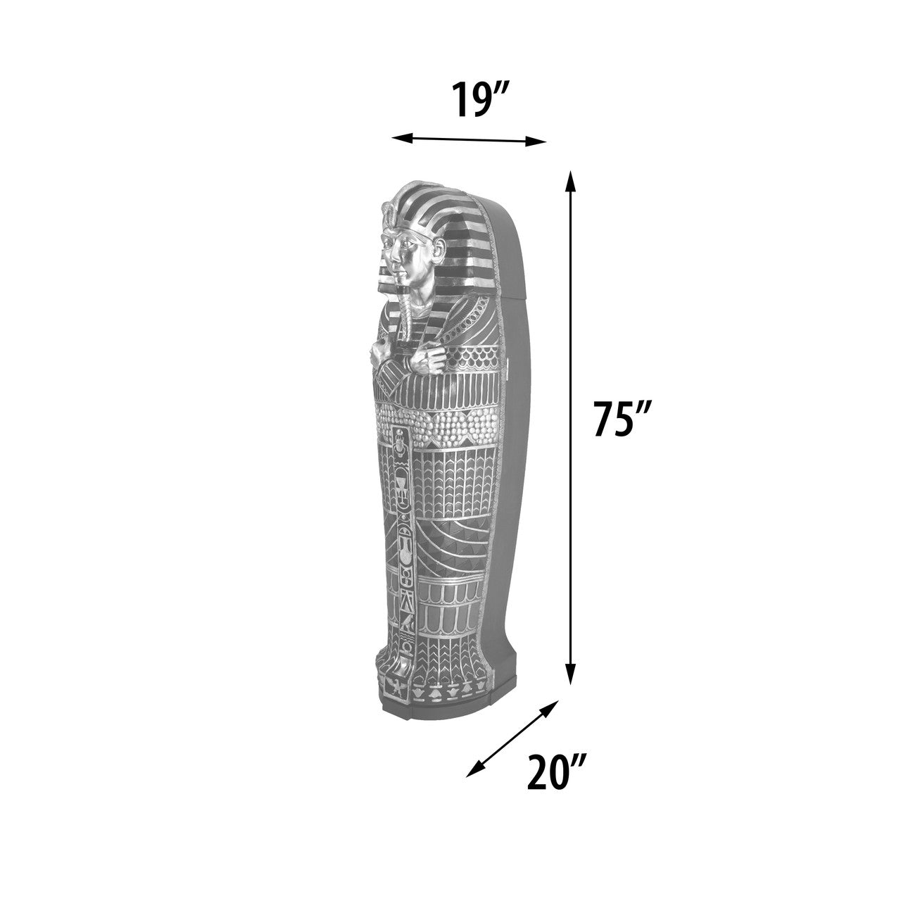 Egyptian Sarcophagus Cabinet | Sculptures | Modishstore - 5