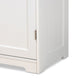 Baxton Studio Bauer Modern and Contemporary White Finished Wood 4-Drawer Bathroom Storage Cabinet | Cabinets | Modishstore - 7