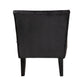 Baxton Studio Harmon Modern and Contemporary Transitional Black Velvet Fabric Upholstered and Black Finished Wood Accent Chair | Accent Chairs | Modishstore - 5