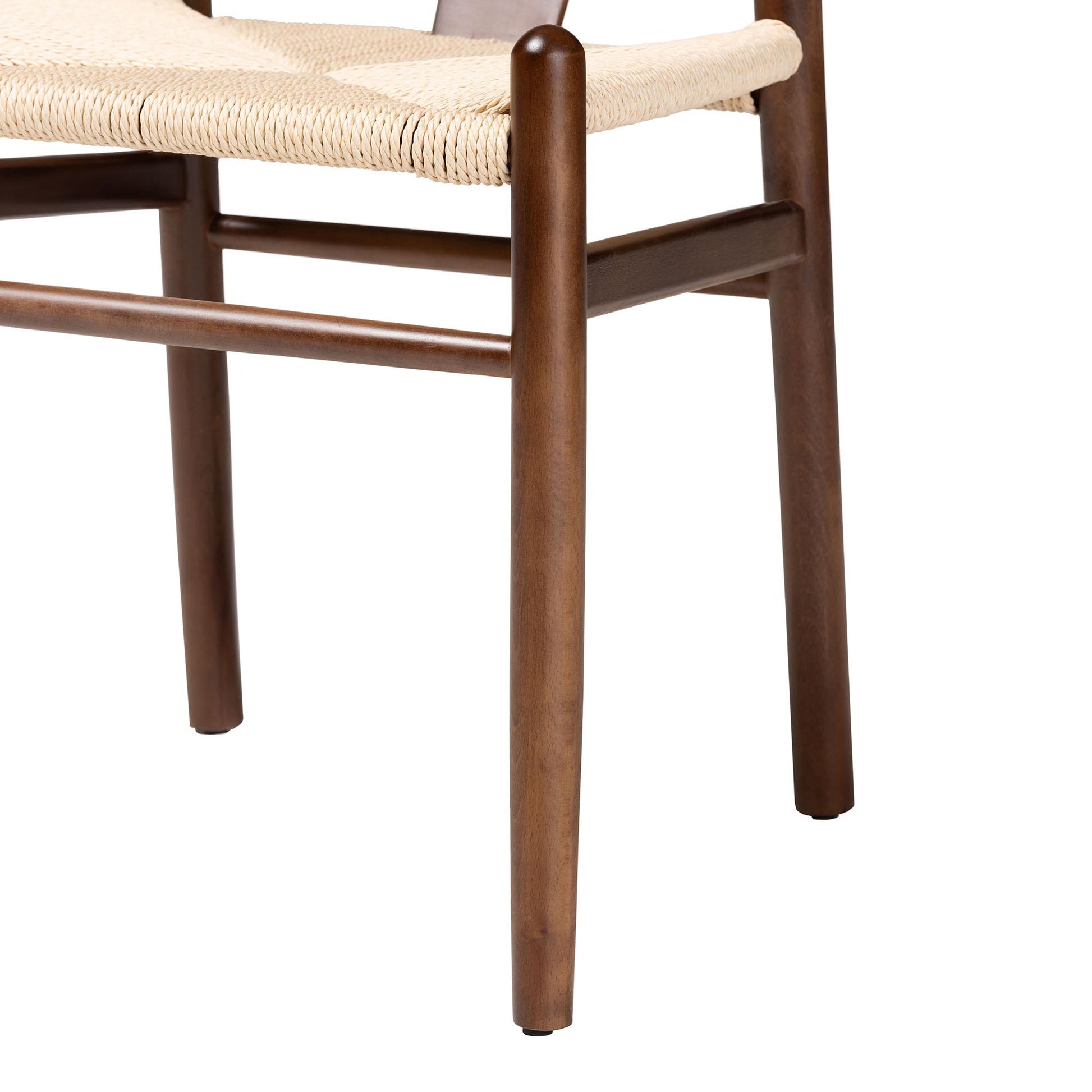 Baxton Studio Paxton Modern Dark Brown Finished Wood 2-Piece Dining Chair Set | Dining Chairs | Modishstore - 6