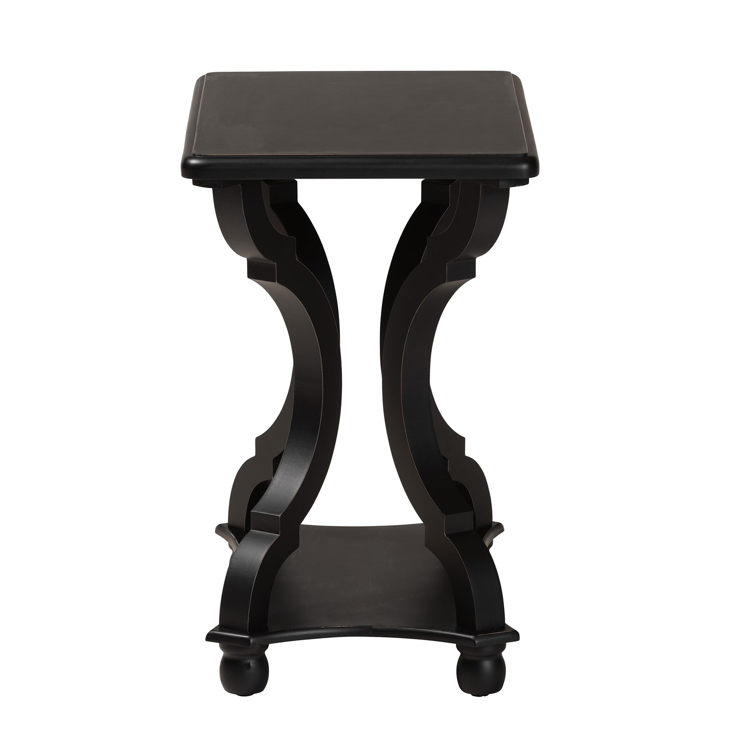 Baxton Studio Cianna Classic and Traditional Black Wood End Table | End Tables | Modishstore - 6