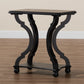 Baxton Studio Cianna Classic and Traditional Black Wood End Table | End Tables | Modishstore - 2