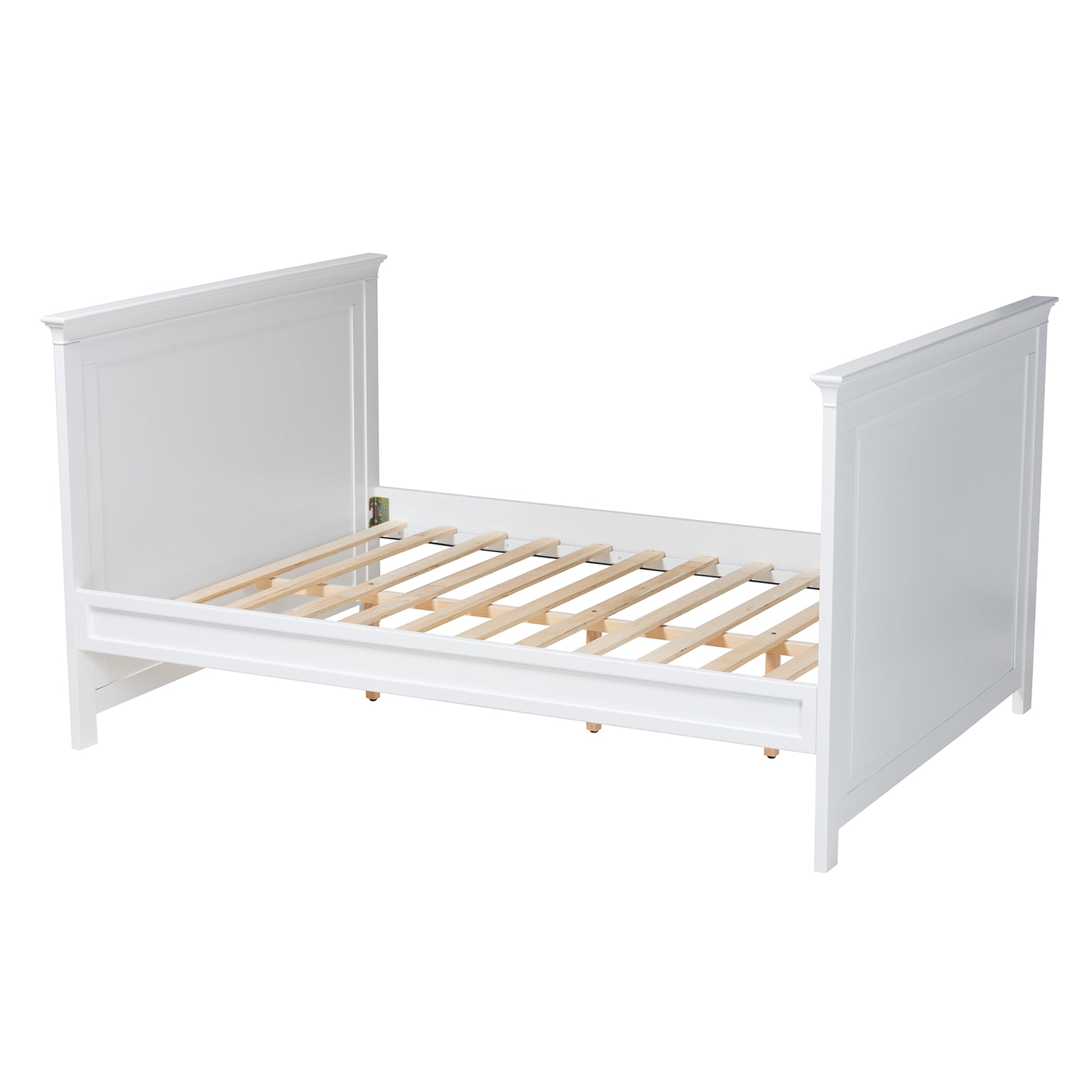 Baxton Studio Ceri Classic and Traditional White Finished Wood Twin Size Daybed | Daybeds | Modishstore - 4