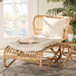 Baxton Studio bali & pari Delara Modern Bohemian Natural Brown Rattan Chaise | Lounge Chairs | Modishstore