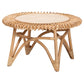 Baxton Studio bali & pari Elani Modern Bohemian Natural Rattan Coffee Table | Coffee Tables | Modishstore - 2