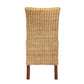 Baxton Studio bali & pari Shamara Modern Bohemian Natural Rattan and Mahogany Wood Dining Chair | Dining Chairs | Modishstore - 5