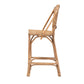 Baxton Studio bali & pari Neola Modern Bohemian Natural Rattan Bar Stool | Bar Stools | Modishstore - 4