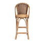 Baxton Studio bali & pari Neola Modern Bohemian Natural Rattan Bar Stool | Bar Stools | Modishstore - 5