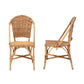 Baxton Studio bali & pari Neola Modern Bohemian Natural Rattan 2-Piece Dining Chair Set | Dining Chairs | Modishstore - 6