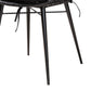 Baxton Studio bali & pari Ballerina Modern Bohemian Black Finished Rattan and Metal 2-Piece Dining Chair Set | Dining Chairs | Modishstore - 6