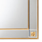 Baxton Studio Iara Modern Glam and Luxe Antique Goldleaf Finished Wood Accent Wall Mirror | Mirrors | Modishstore - 4