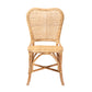 Baxton Studio bali & pari Irene Modern Bohemian Natural Rattan Dining Chair | Dining Chairs | Modishstore - 3