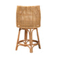 Baxton Studio bali & pari Bella Modern Bohemian Natural Brown Rattan Counter Stool | Counter Stools | Modishstore - 5