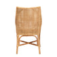 Baxton Studio bali & pari Bella Modern Bohemian Natural Brown Rattan Dining Chair | Dining Chairs | Modishstore - 7