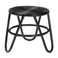 Baxton Studio bali & pari Pertessa Modern Bohemian Black Finished Rattan End Table | End Tables | Modishstore - 2