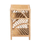 Baxton Studio bali & pari Baara Modern Bohemian Natural Brown Rattan Nightstand | Nightstands | Modishstore - 4