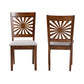 Baxton Studio Olympia Modern Beige Fabric and Espresso Brown Finished Wood Dining Chair | Dining Chairs | Modishstore - 14