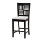 Baxton Studio Deanna Modern Beige Fabric and Dark Brown Finished Wood 5-Piece Pub Set | Bar Stools & Table | Modishstore - 15