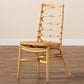 Baxton Studio bali & pari Lisbon Modern Bohemian Natural Rattan Dining Chair | Dining Chairs | Modishstore - 9