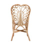 Baxton Studio bali & pari Jerica Modern Bohemian Natural Brown Rattan Dining Chair | Dining Chairs | Modishstore - 7