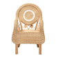 Baxton Studio bali & pari Putri Modern Bohemian Natural Rattan Arm Chair | Accent Chairs | Modishstore - 3