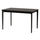 Baxton Studio Sherwin Mid-Century Modern Black Finished Wood Dining Table | Dining Tables | Modishstore - 2