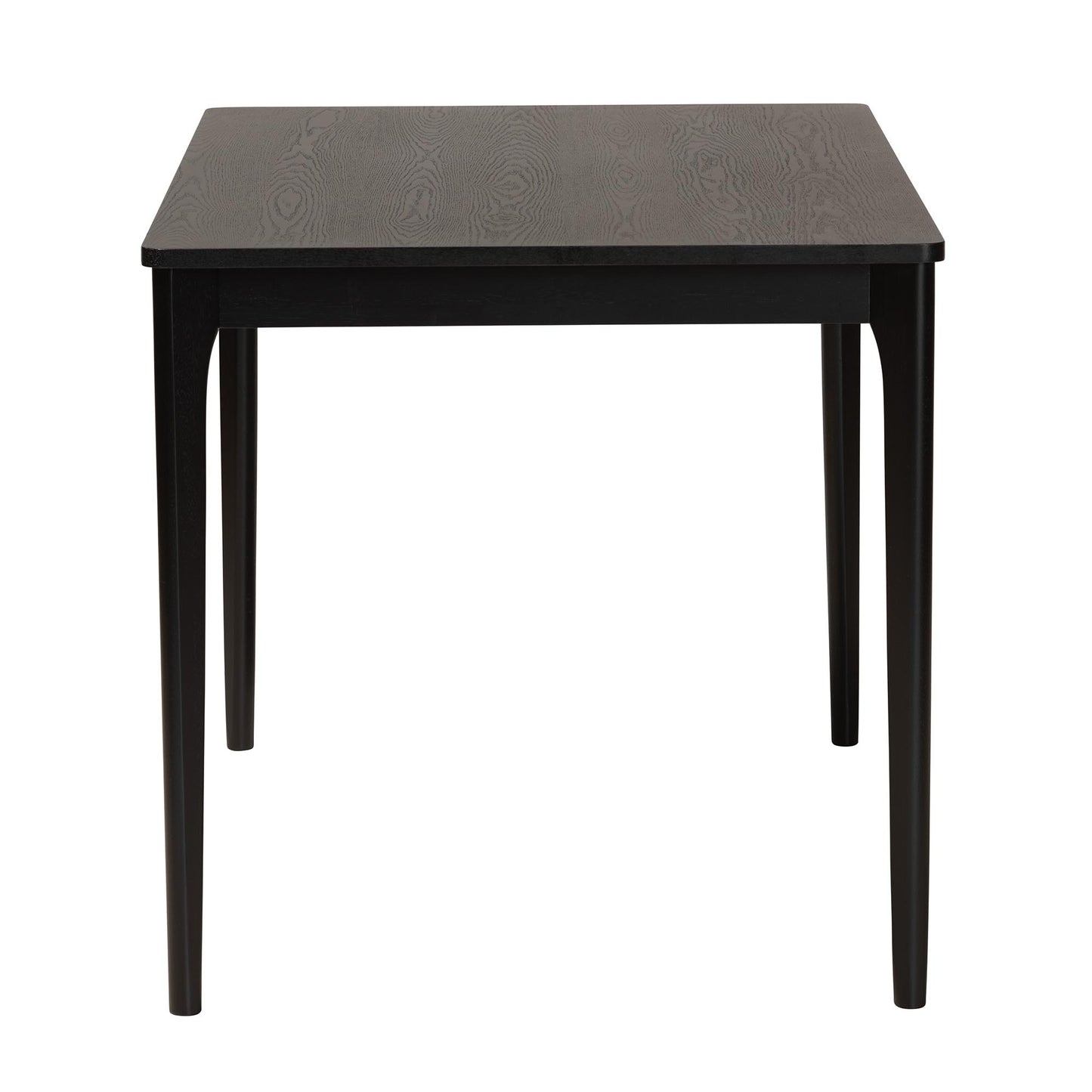 Baxton Studio Sherwin Mid-Century Modern Black Finished Wood Dining Table | Dining Tables | Modishstore - 4