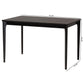 Baxton Studio Sherwin Mid-Century Modern Black Finished Wood Dining Table | Dining Tables | Modishstore - 8