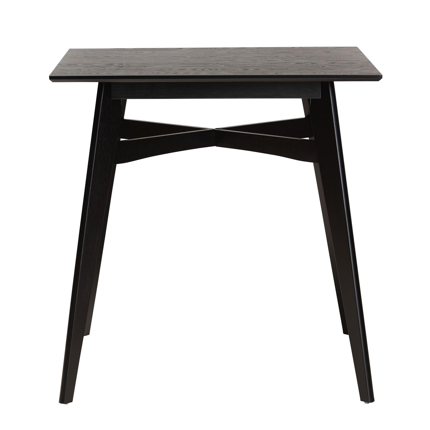 Baxton Studio Leena Mid-Century Modern Black Finished Wood Counter Height Pub Table | Bar Tables | Modishstore - 3