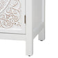 Baxton Studio Yelena Classic and Traditional White Finished Wood 2-Door Storage Cabinet | Cabinets | Modishstore - 9