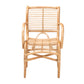 Baxton Studio bali & pari Seminyak Modern Bohemian Natural Rattan Lounge Chair | Accent Chairs | Modishstore - 5