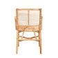 Baxton Studio bali & pari Seminyak Modern Bohemian Natural Rattan Lounge Chair | Accent Chairs | Modishstore - 7