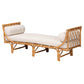 Baxton Studio bali & pari Macias Modern Bohemian Natural Brown Rattan Daybed | Daybeds | Modishstore - 2