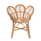 Baxton Studio bali & pari Eliava Modern Bohemian Natural Rattan Flower Accent Chair | Accent Chairs | Modishstore - 5