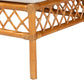 Baxton Studio bali & pari Capella Modern Bohemian Honey Rattan Dining Bench | Benches | Modishstore - 7